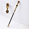 Natural Tiger Eye Twelve Constellation Magic Wand, Cosplay Magic Wand, for Witches and Wizards, Leo, 300mm