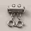 304 Stainless Steel Slide Lock Clasps FIND-WH0034-80P-01-1