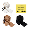 SUPERFINDINGS 3Pcs 3 Style Woolen Coat Belts AJEW-FH0006-52-2