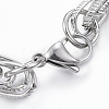 304 Stainless Steel Rope Chain Bracelets BJEW-K172-10P-3