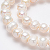 Natural Cultured Freshwater Pearl Beads Strands PEAR-R013-06-4