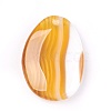 Natural Striped Agate Pendants G-P381-C-2