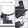 PU Leather with Alloy Waist Fencing Sheath AJEW-WH0419-04A-6