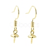 Rack Plating Brass Earring Hooks KK-F839-024B-G-1