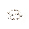 Tarnish Resistant 2 to 3 201 Stainless Steel Chandelier Components Links STAS-E088-30-1