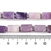 Natural Lepidolite Beads Strands G-M403-B35-03-5