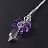 Crystal Fairy Beaded Wall Hanging Decoration Pendant Decoration HJEW-G019-02D-4