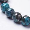 Natural Pyrite Beads Strands G-K181-01-I02-3