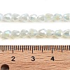 Electroplate Glass Beads Strands EGLA-D030-J4mm-B02-5