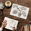 Plastic Reusable Drawing Painting Stencils Templates DIY-WH0202-312-3