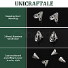 Unicraftale 200PCS 304 Stainless Steel Bead Cap STAS-UN0053-20-5