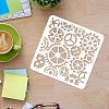 Plastic Reusable Drawing Painting Stencils Templates DIY-WH0172-228-3