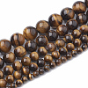 Natural Tiger Eye Beads Strands G-S333-10mm-001-2