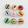 Brass Jewelry Snap Buttons X-BUTT-R028-M-1