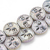 Electroplate Non-magnetic Synthetic Hematite Beads Strands G-N0322-07-2
