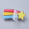 Acrylic Safety Brooches JEWB-D006-B02-2