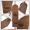 Cowhide Leather Labels AJEW-WH0386-0026-4