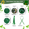 Saint Patrick's Day Theme Foam Ball Pendant Decorations AJEW-WH0317-93A-2