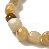 Natural Topaz Jade Beads Strands G-B078-D28-01-4