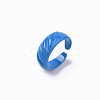 Spray Painted Alloy Cuff Rings RJEW-T011-31E-RS-3