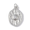 Brass Micro Pave Cubic Zirconia Pendants KK-E110-09P-1