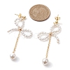 Pearl Pendants Earrings EJEW-TA00426-3