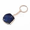 Natural Regalite/Imperial Jasper/Sea Sediment Jasper Keychain G-N0326-002C-3