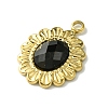 Ion Plating(IP) Real 14K Gold Plated 304 Stainless Steel with Glass Pendant FIND-Z028-30C-2