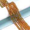 Electroplate Glass Beads Strands X1-EGLA-A034-T6mm-L01-4