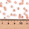 6/0 Transparent Inside Colours Glass Seed Beads SEED-N006-003G-4