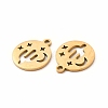 201 Stainless Steel Charms STAS-E188-10G-3