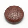 Imitation Leather Covered Cabochons WOVE-S084-06B-2