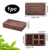 Wooden Jewelry Storage Boxes CON-WH0088-16-5