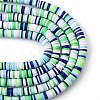 Handmade Polymer Clay Beads Strands CLAY-R089-6mm-T02B-45-5