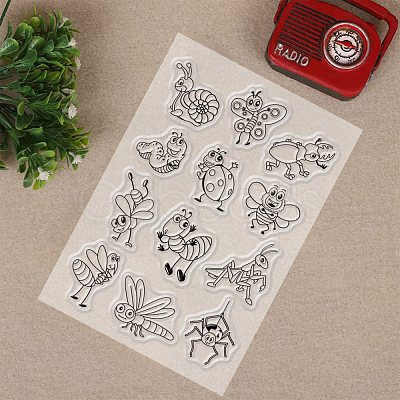 PVC Plastic Stamps DIY-WH0167-56F-1