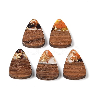 Resin & Wood Pendants WOOD-S061-02N-1