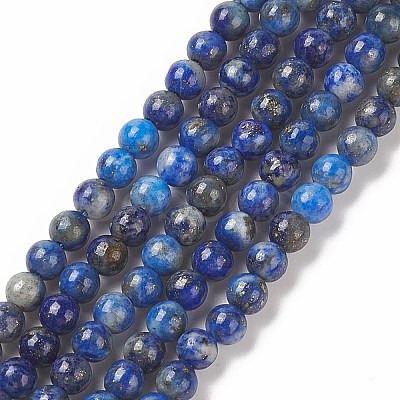 Natural Lapis Lazuli Beads Strands G-F662-04-3mm-1