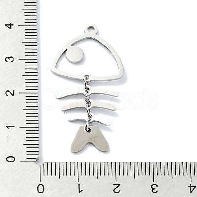 Non-Tarnish 304 Stainless Steel Pendants STAS-C097-47P-1