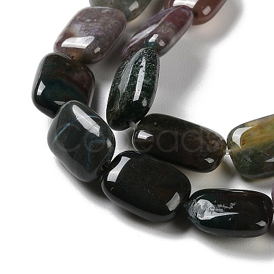 Natural Indian Agate Beads Strands G-K357-D18-01-1