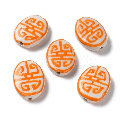 Handmade Porcelain Beads PORC-G011-01H-1