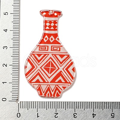 Printed Aerylic Pendants OACR-P026-E02-1