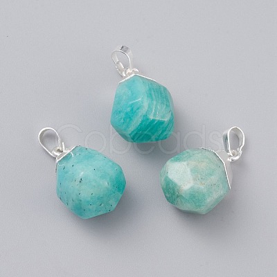 Natural Amazonite Pendants X-G-G845-07S-04-1