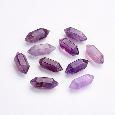 Natural Amethyst Double Terminated Points G-P287-A05-1