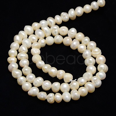 Natural Cultured Freshwater Pearl Beads Strands PEAR-L001-C-14-1