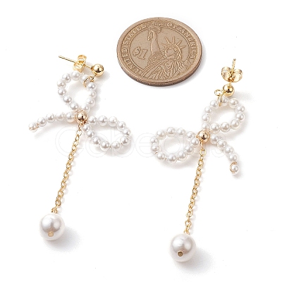 Pearl Pendants Earrings EJEW-TA00426-1