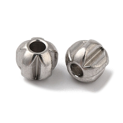 Non-Tarnish 304 Stainless Steel Beads STAS-S129-02P-1