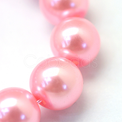 Baking Painted Glass Pearl Bead Strands X-HY-Q003-3mm-53-1