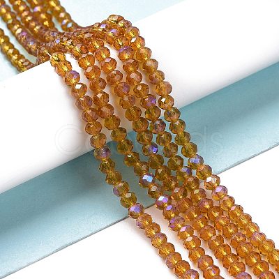 Electroplate Glass Beads Strands X1-EGLA-A034-T6mm-L01-1