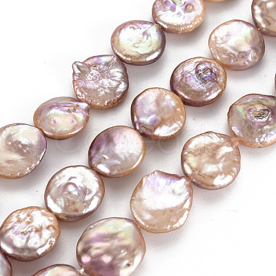 Natural Keshi Pearl Beads Strands PEAR-S018-03E-1