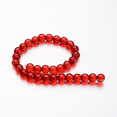 Glass Round Bead Strands X-GLAA-I028-4mm-06-1